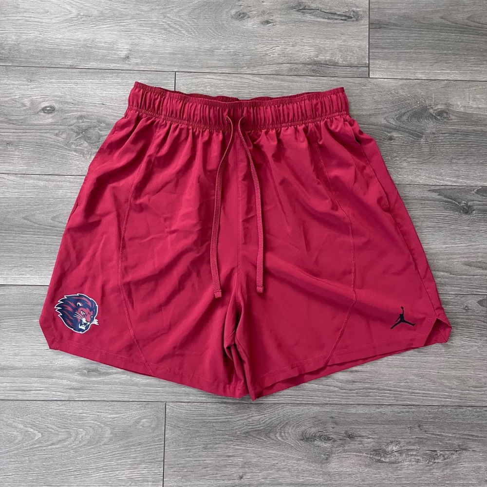 Jordan Dri-FIT Athletic Shorts Mens XXL Red Lion Mascot Jumpman Basketball
